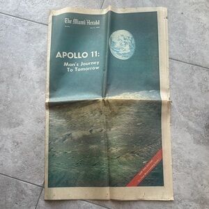 Apollo 11 Man’s Journey To Tomorrow 1969 moon landing guide.